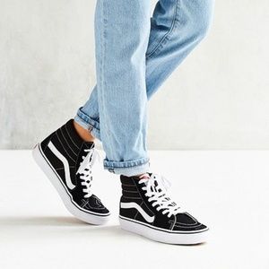 VANS Black High Top (SK-8 Hi Slim)